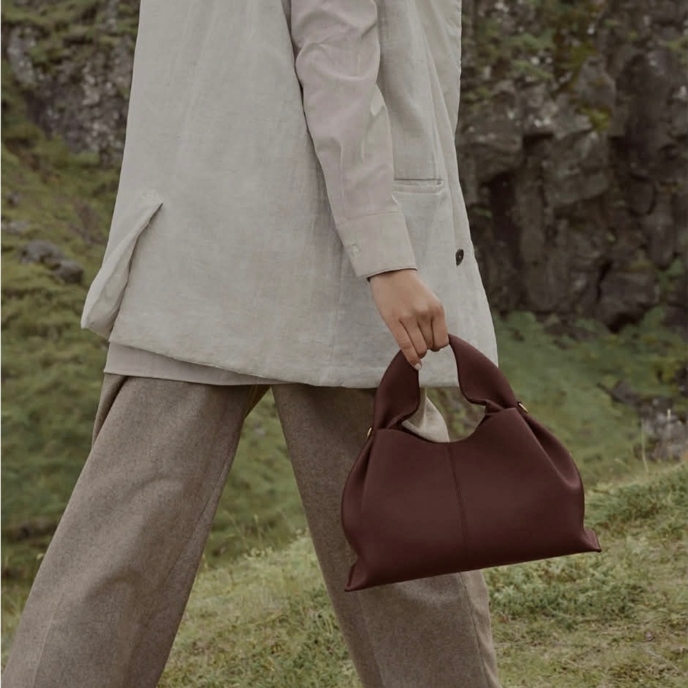 Polene Numéro Neuf Textured handbag